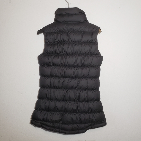 Athleta downabout black puffer vest goose down full zip vest size XS - Picture 2 of 10